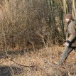 Budování Toušeňské zahrady - Započetí prací, nejdříve je třeba odhalit vlastní reliéf pozemku, to...